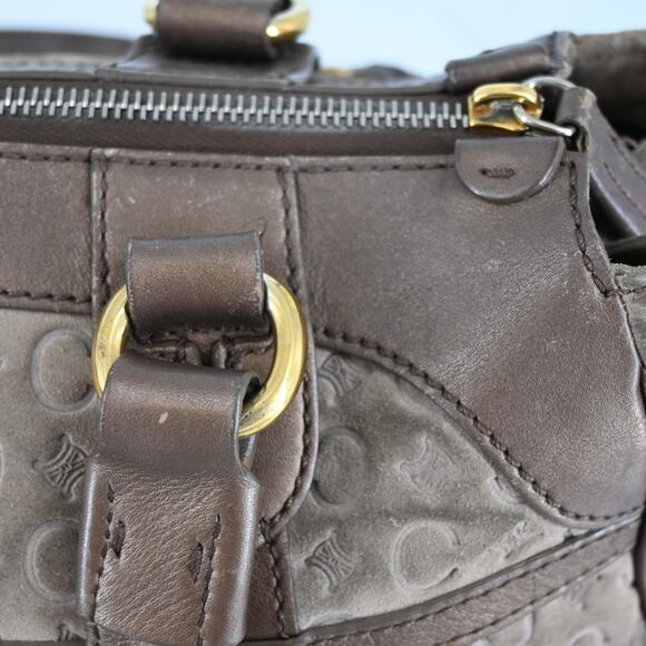 Celine Vintage Monogram Triomphe Top Handle Bag - Picture 11 of 16